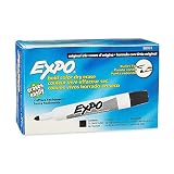 Original Dry Erase Markers, Bullet Tip, Black, 12-Count