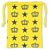 ベビードール 王冠ロゴキンチャク キッズ ベビー Sサイズ 総柄イエロー