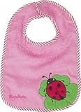 Playshoes 28 x 27cm Baby Bib Ladybug (Pink) by Playshoes