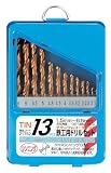 スリーアキシス(three axis) 13pce 鉄工ドリル チタンコーティング 21752 (金属・金工)
