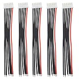 Yiqigou 5 Pcs 15cm JST 2S 3S 4S 5S 6S 2S-6Sバランスプラグオスバスバー延長ワイヤーケーブルJST-XHコネクタアダプタワイヤー バランスリード延長ケーブルコード for RCリチウム電池 (JST 5S)