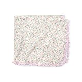 ラルフローレン　Ralphlauren コットンジャージブランケット　フローラルフリル [並行輸入品]