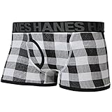 (ヘインズ)Hanes ジュニア バッファローチェックボクサーブリーフ 前あき HJ (090)ブラック 130cm HB6-G203