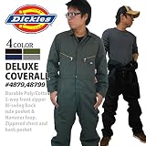 即日発送！ ディッキーズ つなぎ 長袖 長袖つなぎ メンズ & レディース 4879 48799 色:OLIVE サイズ:M