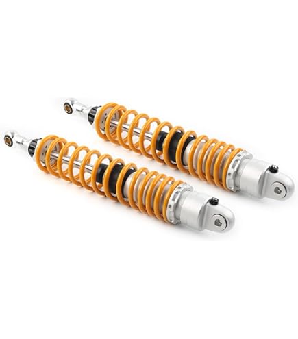 Amazon | Hegeiisy 伸側ダンピング 400MM 7MMスプリングオートバイ用