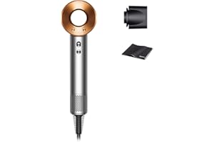 Dyson(ダイソン) ドライヤー Dyson Supersonic™ヘアドライヤー ニッケル／コッパー (HD08 BNBC AM) 大風量 速乾【Amazon.co.jp限定】【パワフルな風だから、低温なのに速乾】