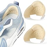 LUYING 靴擦れ防止 かかとパッド 2個入 粘着性なし接着剤なし後付けシート靴 踵 靴ずれ防止パッド 保護パッド 滑り止め 靴 サイズ調整 自由にカット可能 大きすぎる靴対策 ほとんどの靴に適合 衝撃吸収 強粘着 靴擦れ防止パッド 滑り止め 靴 サイズ調整 衝撃吸収 男女兼用 (肌色, L)