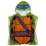 Teenage Mutant Ninja Turtles Leonardo Hooded Bath Towel Poncho