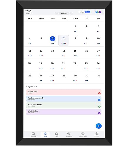 Amazon.co.jp: AKLOSIPY スマートデジタルカレンダー 10.1 インチ HD