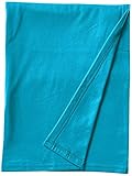 SheetWorld Soft & Stretchy Swaddle Blanket - Teal - Made In USA by sheetworld
