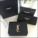 Saint Laurent 絶対欲しい手のひらサイズ YSL 三つ折り ミニ財布