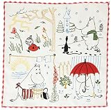 丸眞 ハンドタオル MOOMIN ムーミン 25×25cm 空模様 全面刺繍 1405012300