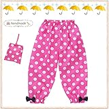 [撥水 レインパンツ] ハピネスピンク♪ (95cm)