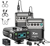 Xvive エックスバイブ ワイヤレスピンマイクシステム 2.4GHz Digital Wireless System 2チャンネル仕様(TX+TX+RX Kit) 日本国内技適認証取得済 U5T2 (ラベリアマイク LV1付属) 【国内正規品】