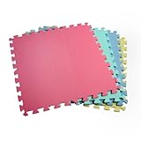 Wood Grainユーティリティ床セット酷使抗疲労Evaフォームマット( with Borders ) 64 sq ft - 16 mats D6400S-850