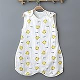 4重ガーゼ スリーパー ベビー 薄手 春 秋用 パジャマ 寝袋 股のところにボタン 適応身長60cm-100cm C