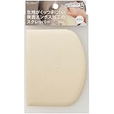 貝印 スクレッパー ホワイト 【 1個 】 くっつきにくい エンボス加工 KAI スクレーパー 製菓 料理 キッチン用品 パン作り お菓子作り (1個)