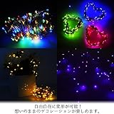 ソーラージュエリーライト LED ソーラーイルミネーション 300球 クリスマス 屋外 防水仕様 イルミネーション (ホワイト)