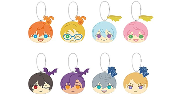 Amazon あんさんぶるスターズ おまんじゅうにぎにぎマスコット 1 Box商品 1box 8個入り 全8種類 アニメ 萌えグッズ 通販