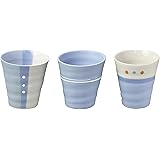 セイエイ(seiei)【 美濃焼 手描きブルーお茶カップ 】湯呑 カップ ティーカップ