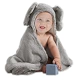 可愛いゾウのベビーブランケット　ベビーケット　超柔らかく肌にやさしい通気　フワフワ赤ちゃん お昼寝用毛布 出産祝い クーラー冷え防止ひざ掛け