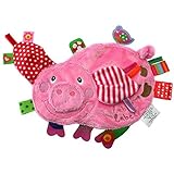 Vital Innovations Label-Label LL-FR1205 Cuddly Animal Toy Friends Pig Pink
