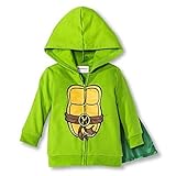 Teenage Mutant Ninja Turtles Baby Boys ' Caped Hoodie – Green ( 0 / 3ヶ月)