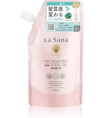 Amazon | ラサーナ 海藻モイストヘアミスト詰替え 190ml | ヤマサキ