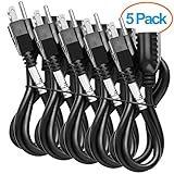 Aurum Cables 3 Feet Extension Cord ,16AWG Electrical Power Cord, SJTW NEMA 5-15P to NEMA 5-15R - ETL