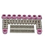 プラズマカッター ノズル Ø1.2mm 60A 電極 シールドカップ エアープラズマカッター切断トーチ消耗品 SG-55 AG-60に適合 90個