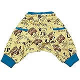 《初夏盛夏対応》 GARACH(ギャラッチ) 天竺総柄ハーフパンツ 130cm/Ye NO.AH-1722103