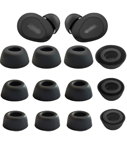 Amazon | kwmobile 8x イヤーチップ Jabra Elite 10 / E10対応