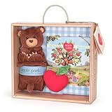 ApplePark アップルパーク オーガニック ミニブランケットBOXセット くま (TM261) byパパジーノ