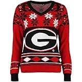 Georgia Womens BigロゴVネックセーターExtra Large