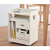 【Disney】ディズニー　リビングワゴン　ミッキーマウス　アイボリー