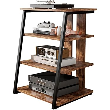 【重量級】オーディオラック ホワイトブラウン　レコード台 Amazon.co.jp 売れ筋ランキング: オーディオラック の中で最も