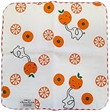 シンジカトウ ひだまり暮らしの和タオル タオルチーフ だいだい SKTC014-37