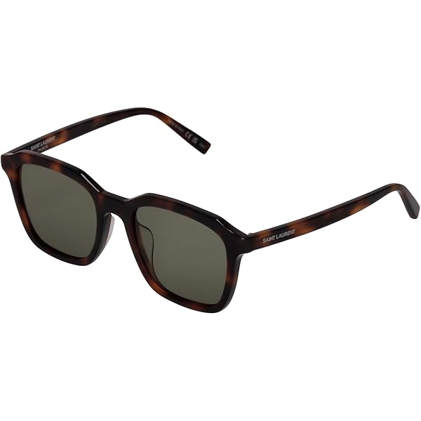 Amazon | (サンローラン) SAINT LAURENT サングラス ブラウン/グレー