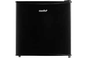 COMFEE' Freezer 32L Front Opening 7-Step Temperature Control Compact Energy-Saving Non-Freon Storage Small Slim Mini Home Use RCD40BL1JP(E) Black