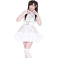 A&TCollection アイドル道(ロード) 白 アイドル衣装 コスプレ コスチューム レディース
