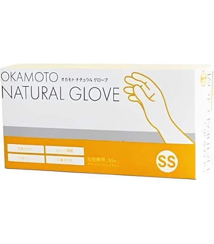 Amazon.co.jp: [オカモト] ナチュラルグローブ 50枚入 S : ドラッグストア