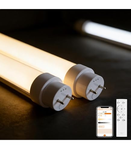 Amazon | エコピカLUMI*R LED蛍光灯 リモコン式 調光調色 直菅型 電球