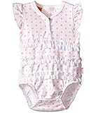 [パンプキン パッチ] Pumpkin Patch Kids ガールズ Ruffle Bodysuit (Infant) ワンピース Clean White 0-3 Months [並行輸入品]