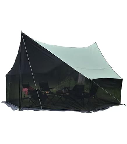 Amazon | CAMVIL ZIP-TARP ジッパータープ 5m ブラックコーティング