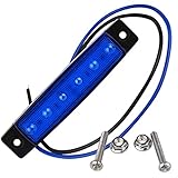 Ruanyi 2PCS 3W 200〜300lm青色サイドフロントインジケータライトランプ（トラック用）6 LEDライトDC 24V