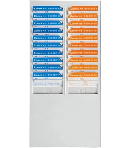 Amazon | ニッポー タイムカードラック 50人用 CR-50N | タイムカード