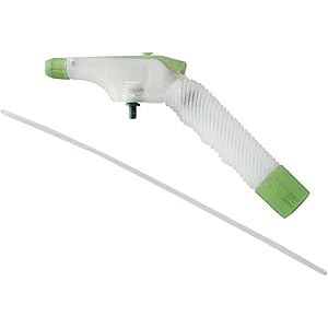 富士商 掃除スプレー 霧吹き ペットボトル専用 パステルグリーン 約長さ22×直径3.2cm 加圧式 ジェットからミストまで調節可 F6550-m 1個入1個セット