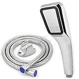 Shower Head Set Universal Low Pressure Chrome Anti-limescale Bath 2m Hose K-5
