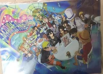 Amazon アニメジャパン 限定 ワンピース Sao ナルト 名探偵コナン 進撃の巨人 コラボクリアファイル アニメ 萌えグッズ 通販