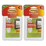 Command Picture Hanging Strips, Medium, White, 4-Strip, 6-Pack [並行輸入品]